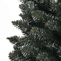 vidaXL Smal plastgran med fot grön 180 cm PVC