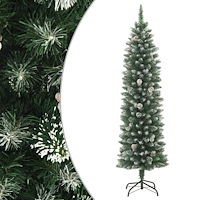 vidaXL Smal plastgran med fot 120 cm PVC