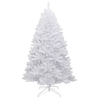 vidaXL Plastgran med snö gångjärn 180 cm