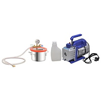 vidaXL Vakuumkammare med 1-stegs pump 3,7 L