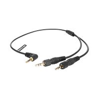 SARAMONIC Saramonic Cable SR-C2004 3.5mm TRS to dual 3.5mm TRS adapter cable  (cable length: 30 cm)