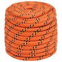 vidaXL Båtlina orange 18 mm 25 m polypropylen