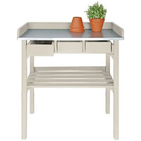 Esschert Design Esschert Design Planteringsbord vit CF29W
