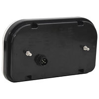 vidaXL Släpvagnsbelysning 2 st röd 24x5x14,5 cm 12V glödlampa