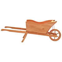 vidaXL Blomkruka 128x45,5x43 cm massiv gran