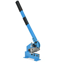 vidaXL Bänkplåtsax 125 mm blå