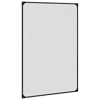 vidaXL Magnetiskt insektsnät för fönster antracit 80x120 cm
