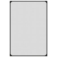 vidaXL Magnetiskt insektsnät för fönster antracit 80x120 cm