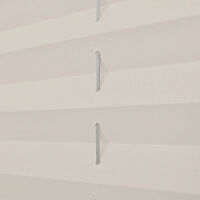 vidaXL Plisségardin 110x200 cm creme
