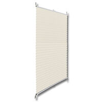vidaXL Plisségardin 110x150 cm creme