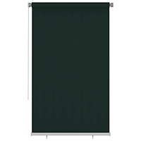 vidaXL Rullgardin utomhus 145 (B) x 230 (H) cm mörkgrön HDPE