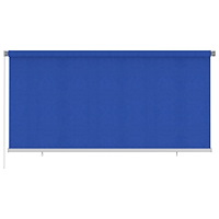 vidaXL Rullgardin utomhus 305 (B) x 140 (H) cm blå HDPE