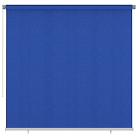 vidaXL Rullgardin utomhus 240x230 cm blå HDPE