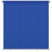vidaXL Rullgardin utomhus 225 (B) x 230 (H) cm blå HDPE