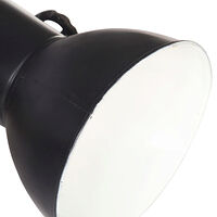 vidaXL Industriell vägglampa svart 90x25 cm E27