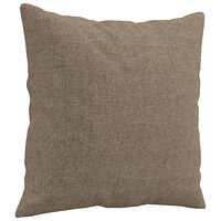 vidaXL Prydnadskuddar 2 st taupe 40x40 cm tyg
