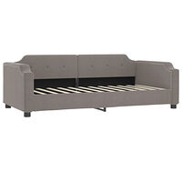 vidaXL Dagbädd utdragbar taupe 80x200 cm tyg