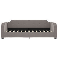 vidaXL Dagbädd utdragbar taupe 80x200 cm tyg