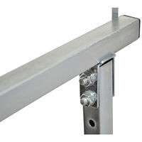 vidaXL Bockar metall 2-pack 150 kg
