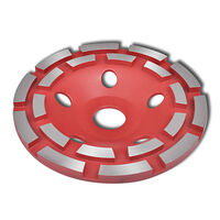 vidaXL Diamantslipskiva med dubbla rader 125mm
