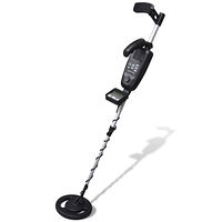 vidaXL Metalldetektor 20 cm med LCD-skärm 300 cm sökdjup
