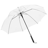 vidaXL Paraply genomskinligt 100cm