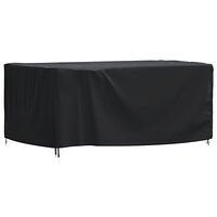 vidaXL Överdrag till trädgårdsmöbler svart 172x113x73cm vattentät 420D