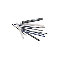 Lyreco Plastspiral LYRECO 12mm svart 100/fp