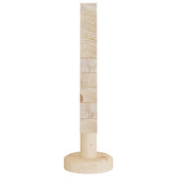 vidaXL Julgran i trä 2 st 30 cm massiv furu