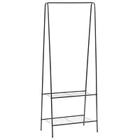 vidaXL Klädställning 59x35x150 cm svart