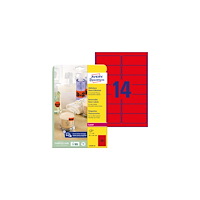 AVERY Etikett AVERY avtagb 99,1x38,1mm 350/fp