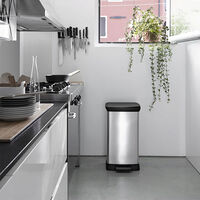 CURVER Curver Pedalhink Deco 50 L silver