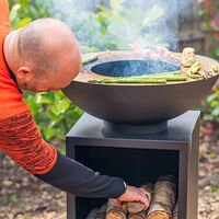 RedFire RedFire Eldstad med grill ONYX klassisk 60 cm med överdrag
