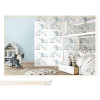 Noordwand Noordwand Tapet Mondo baby Little Dots blå och vit
