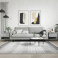 vidaXL Sidobord 2 st betonggrå 50x46x50 cm konstruerat trä