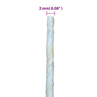 vidaXL Rep 100% sisal 2 mm 3000 m
