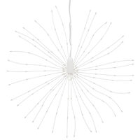 vidaXL Julbelysning 2 st 140 LED blå 17 cm