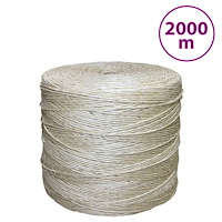 vidaXL Rep 100% sisal 3 mm 2000 m
