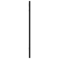 vidaXL Väggspegel svart 30x60 cm rektangulär järn