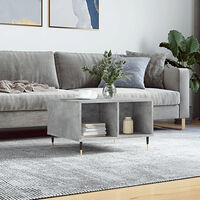 vidaXL Soffbord betonggrå 60x50x36,5 cm konstruerat trä