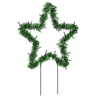 vidaXL Julstjärna 3 st med spett 50 LEDs 29 cm