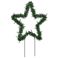 vidaXL Julstjärna 3 st med spett 50 LEDs 29 cm