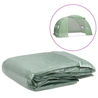 vidaXL Växthusöverdrag (8 m²) 400x200x200 cm grön