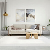 vidaXL Soffbord 2 st grå sonoma 50x46x35 cm konstruerat trä
