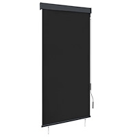 vidaXL Rullgardin utomhus 100x250 cm antracit