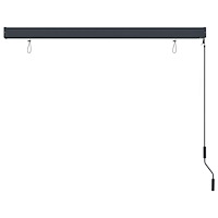 vidaXL Rullgardin utomhus 170x250 cm vit och orange