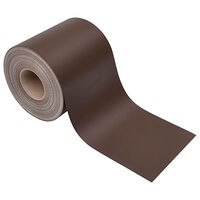 vidaXL Insynsskydd för trädgården 4 st PVC 35x0,19 m brun