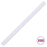 vidaXL Insynsskydd för trädgården 4 st PVC 35x0,19 m brun