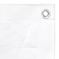 vidaXL Presenning 260 g/m² 6x6 m vit HDPE