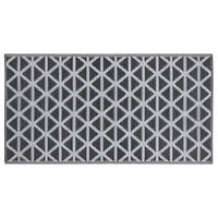 vidaXL Utomhusmatta ARAKIL svart 80x150 cm PP